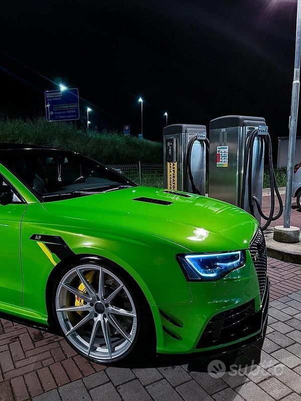 Usata Audi RS5 450 CV (330 kW) 2010 Verde Coupé