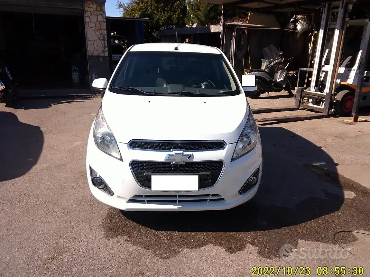Usata Chevrolet Spark 68 CV (50 kW) 2013 Bianco Utilitaria