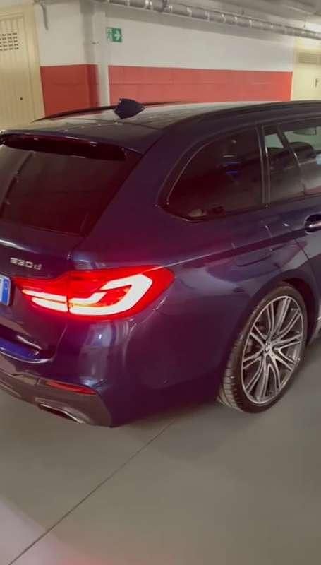 Usata BMW 530 M Sport 265 CV (194 kW) 2018 Blu/azzurro Station wagon
