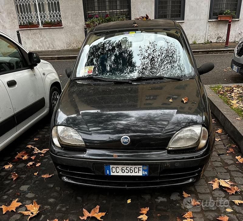 Usata Fiat Seicento 54 CV (39 kW) 2002 Nero Utilitaria