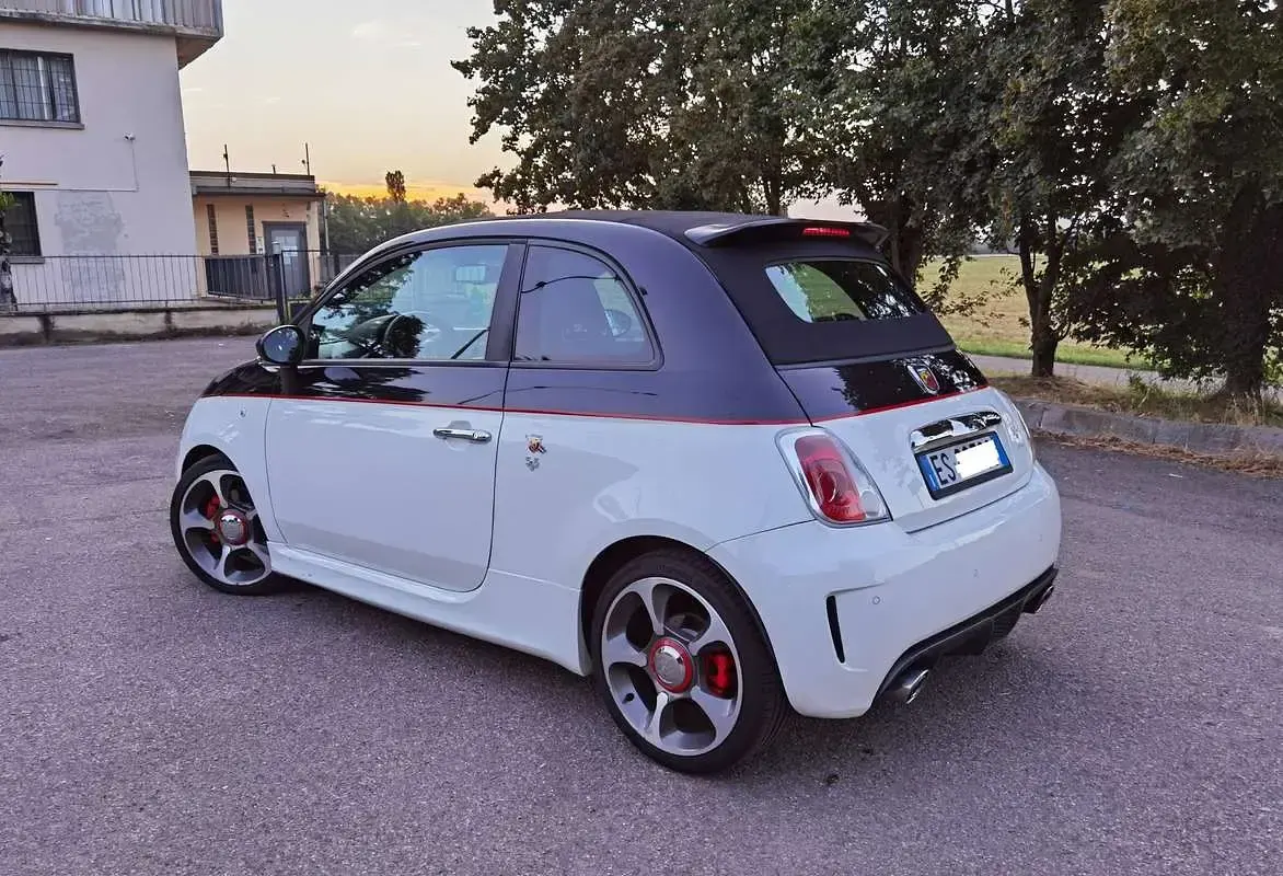 Usata Abarth 595 Turismo 159 CV (116 kW) 2013 Bianco Utilitaria