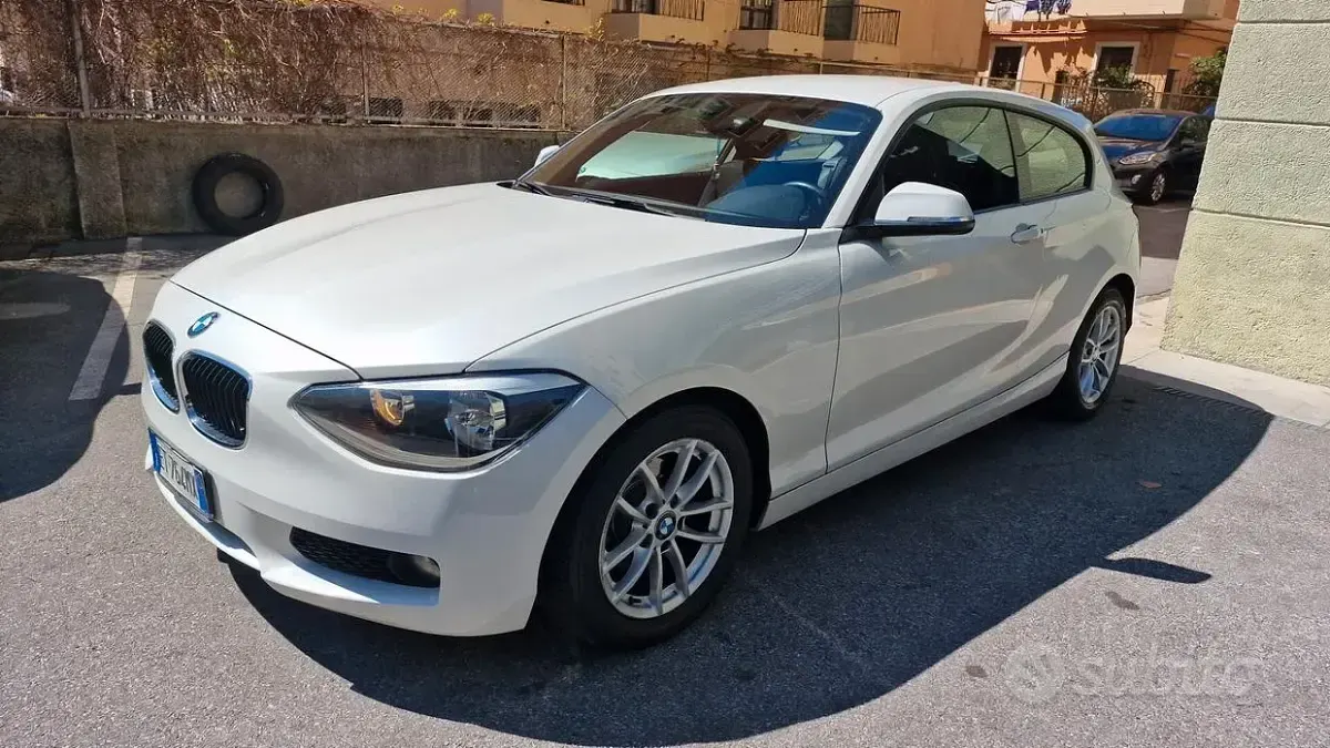 Usata BMW 116 Efficient Dynamics 116 CV (85 kW) 2013 Bianco Utilitaria
