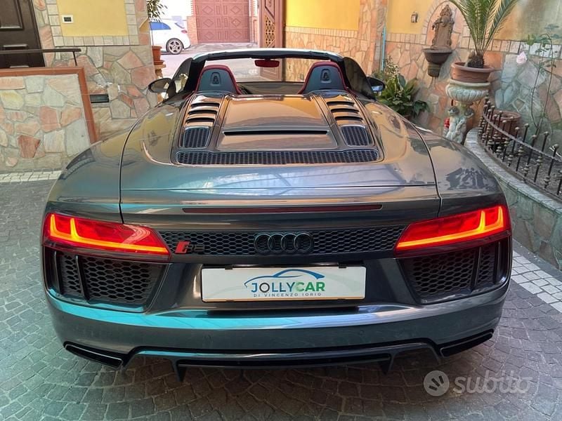 Usata Audi R8 Spyder Performance 610 CV (448 kW) 2018 Grigio Cabrio
