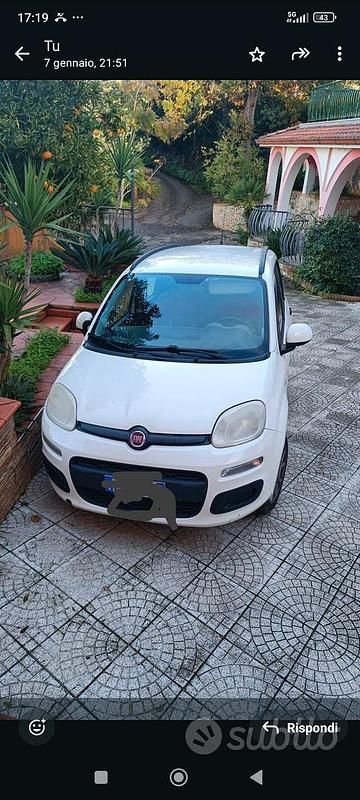Usata Fiat Panda 2013 Bianco Utilitaria