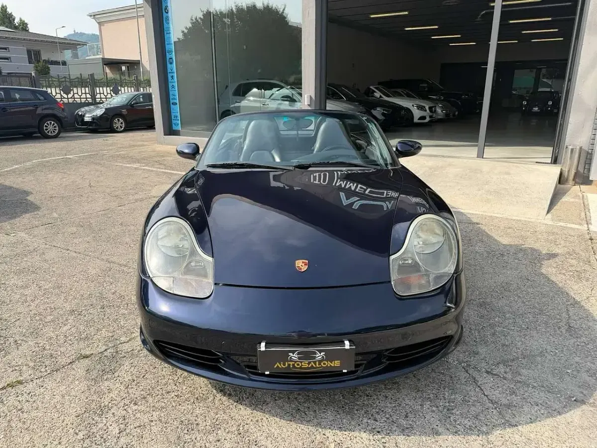 Usata Porsche 986 Boxster 260 CV (191 kW) 2003 Blu/azzurro Cabrio