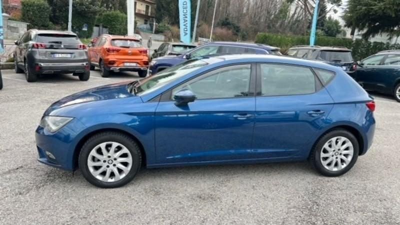 Usata Seat Leon Style 105 CV (77 kW) 2015 Blu Berlina