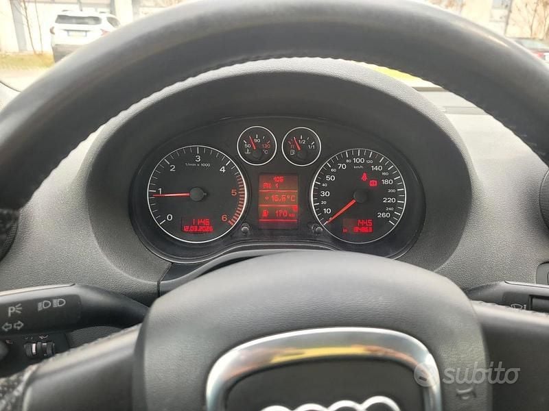 Usata Audi A3 Ambition 140 CV (102 kW) 2007 Nero Utilitaria