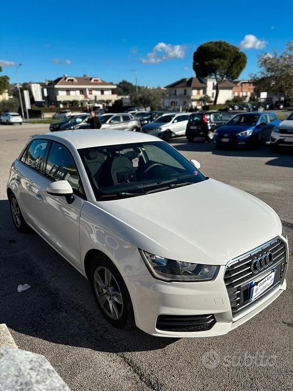 Usata Audi A1 90 CV (66 kW) 2015 Bianco Berlina
