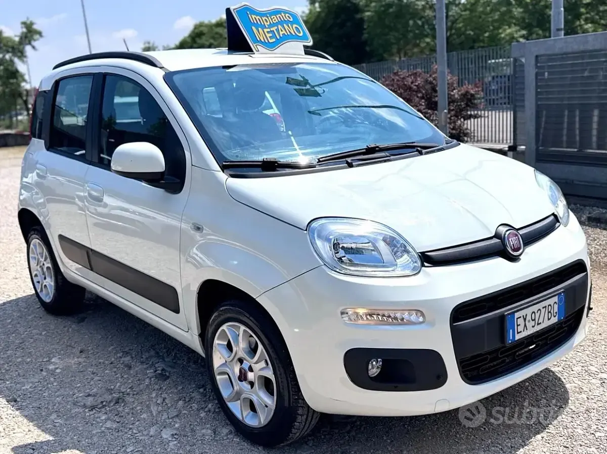 Usata Fiat Panda 80 CV (58 kW) 2014 Bianco Utilitaria