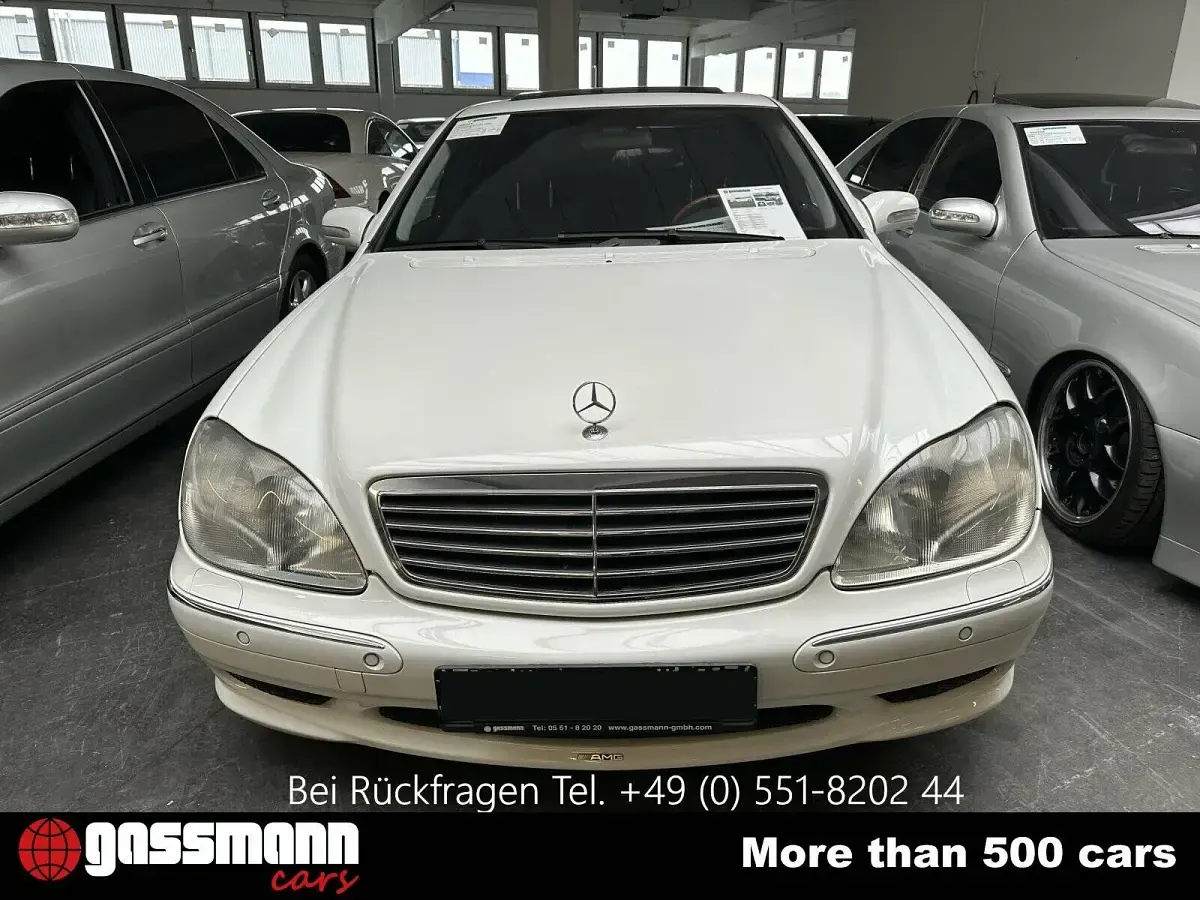 Usata Mercedes S55 AMG AMG 360 CV (264 kW) 2001 Bianco Berlina