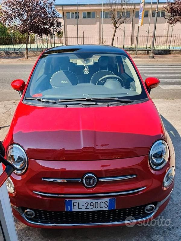 Usata Fiat 500 Lounge 2017 Rosso Utilitaria