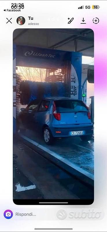 Usata Fiat Punto 2007 Blu Berlina