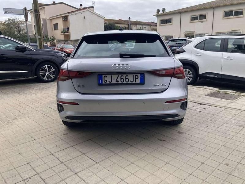Usata Audi A3 Advanced 150 CV (110 kW) 2022 Argento Berlina