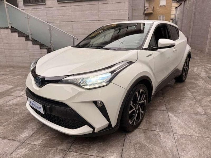 Bianco Usata 2021 Toyota C-HR SUV | 20.900 € (Buon prezzo) - Immagine 1/4