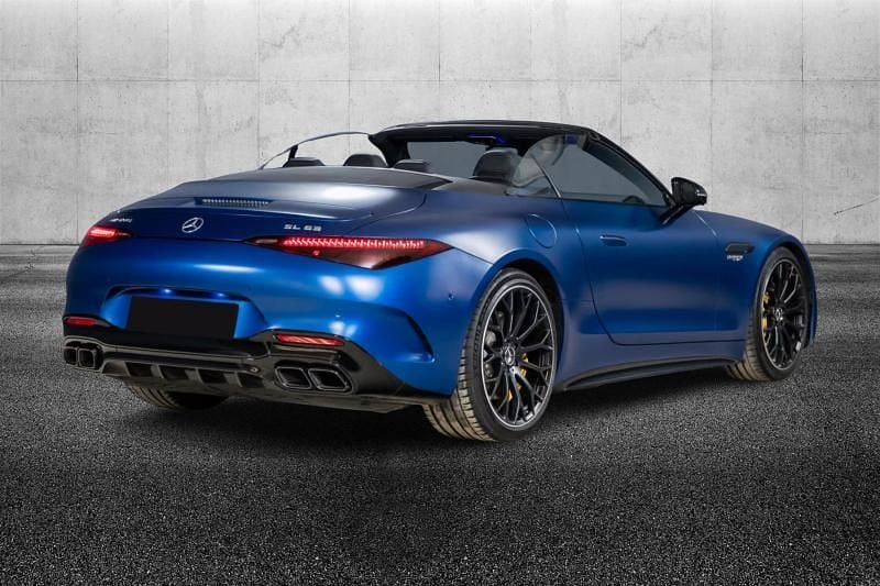 Usata Mercedes SL63 AMG Premium Plus 585 CV (430 kW) 2022 Blu metallizzato Cabrio