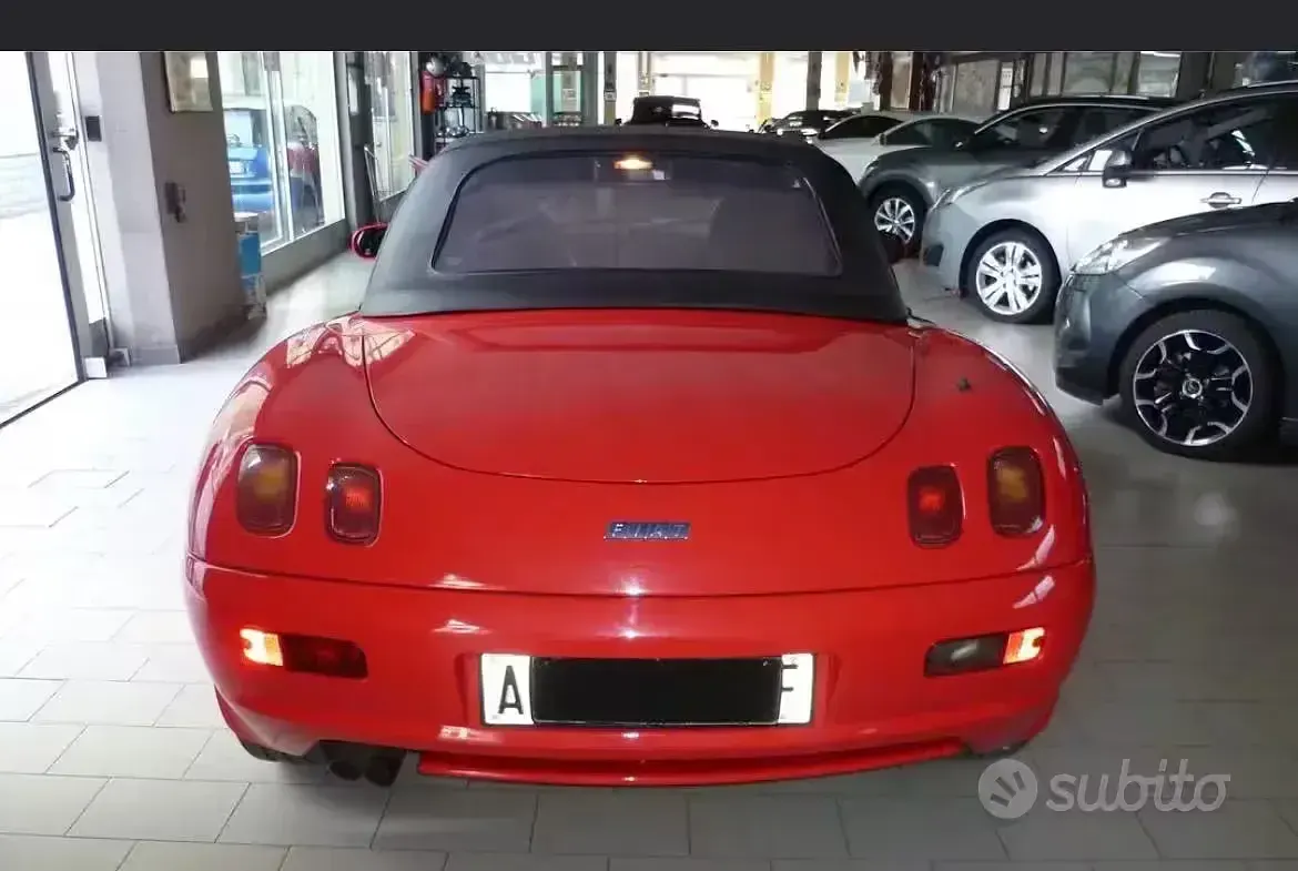 Usata Fiat Barchetta 131 CV (96 kW) 1998 Rosso Cabrio