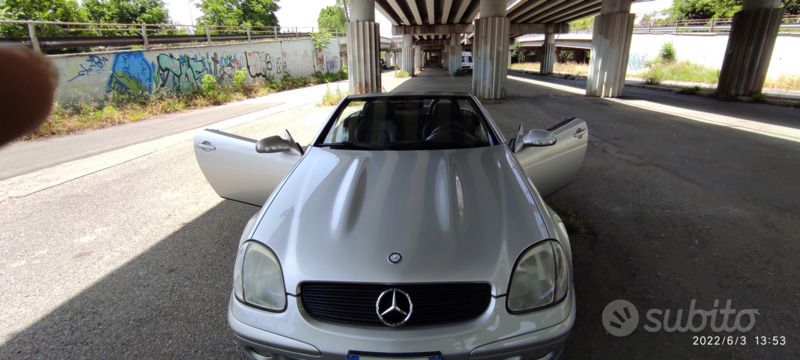 Usata Mercedes SLK200 163 CV (119 kW) 2003 Grigio Cabrio