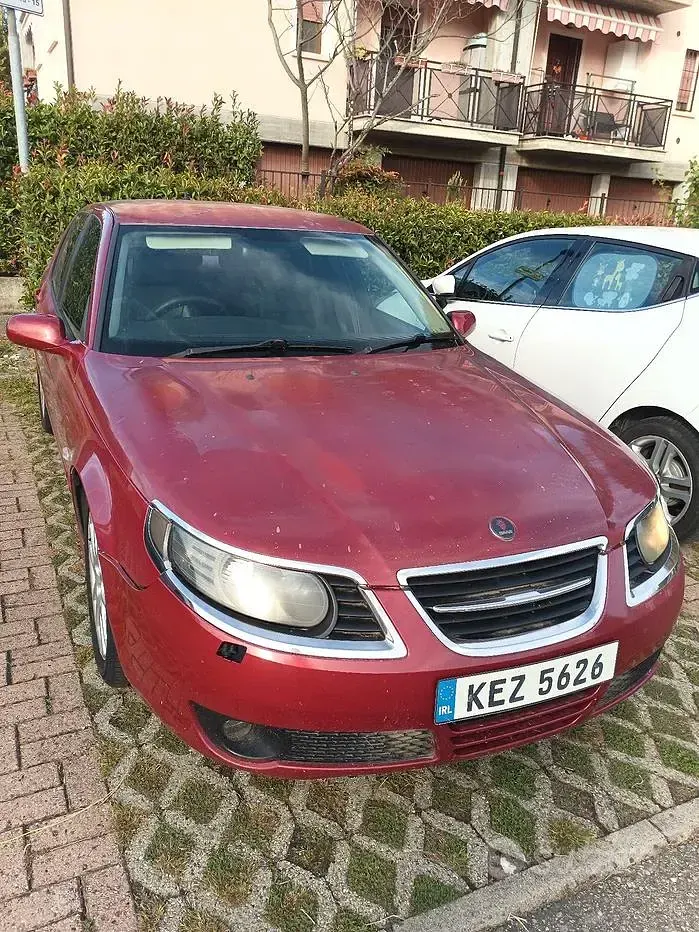 Usata Saab 9-5 150 CV (110 kW) 2007 Rosso Berlina