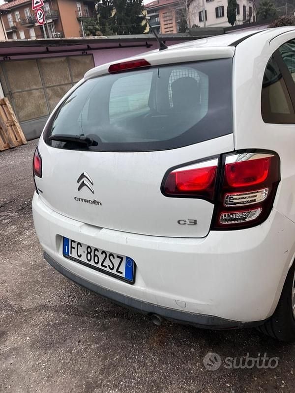 Usata Citroën C3 75 CV (55 kW) 2016 Bianco Furgone