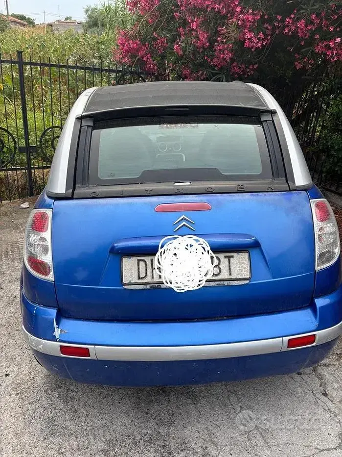 Usata Citroën C3 Pluriel 68 CV (50 kW) 2007 Bluazzurro Cabrio