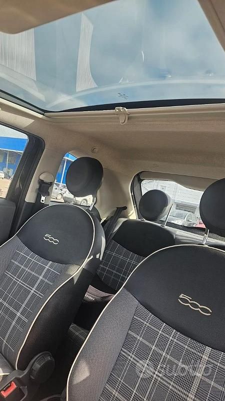 Usata Fiat 500 Lounge 69 CV (50 kW) 2016 Nero Utilitaria