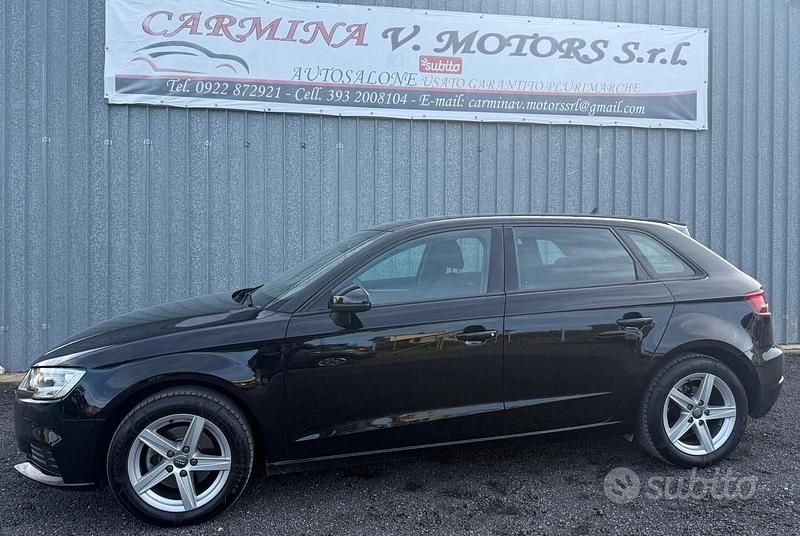 Usata Audi A3 Sport 115 CV (84 kW) 2019 Nero Berlina