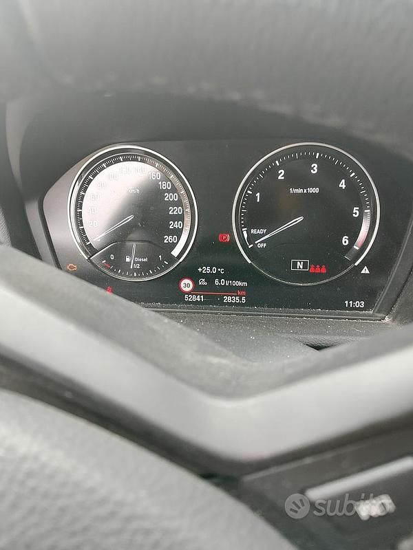 Usata BMW X1 Advantage 150 CV (110 kW) 2022 Nero SUV