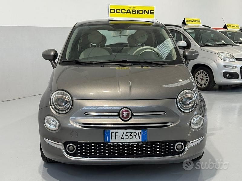 Usata Fiat 500 Lounge 69 CV (50 kW) 2016 Grigio Utilitaria