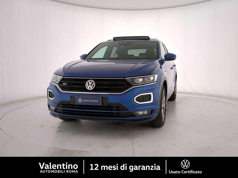 Usata VW T-Roc R-line 150 CV (110 kW) 2019 Blu/azzurro SUV