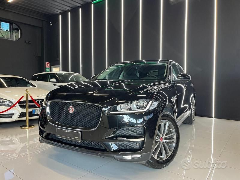 Usata Jaguar F-Pace Pure 180 CV (132 kW) 2018 Nero SUV
