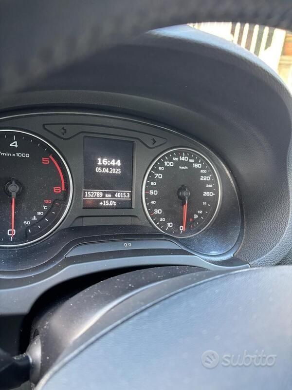 Usata Audi A3 105 CV (77 kW) 2014 Nero Berlina