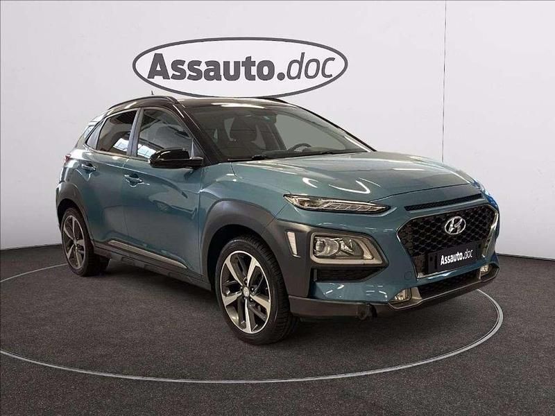 Azzurro metallizzato Usata 2019 Hyundai Kona Style SUV | 14.900 € (Buon prezzo) - Immagine 1/4