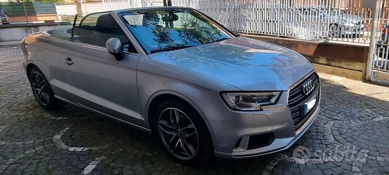 Usata Audi A3 Cabriolet Business 150 CV (110 kW) 2017 Grigio Cabrio