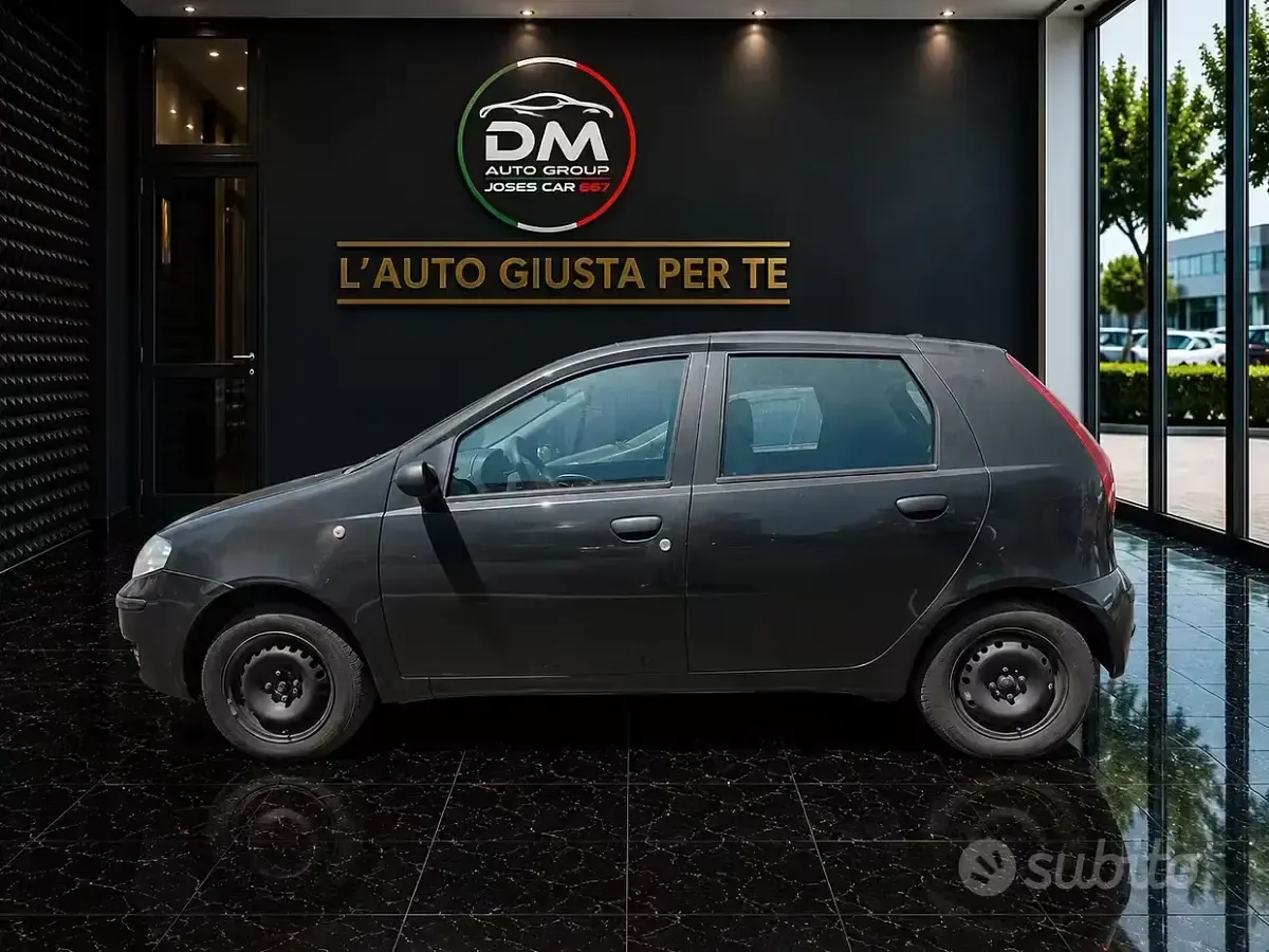 Usata Fiat Punto Active 60 CV (44 kW) 2009 Nero Utilitaria