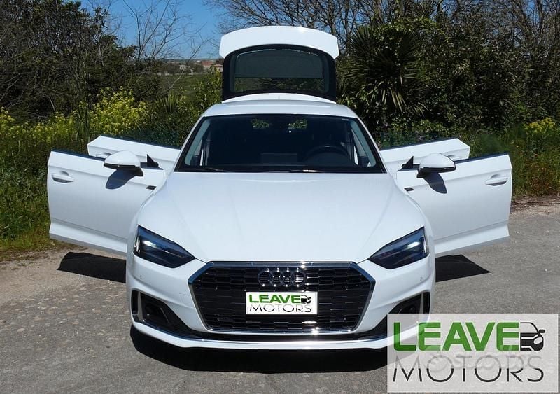 Usata Audi A5 190 CV (139 kW) 2020 Bianco Coupé