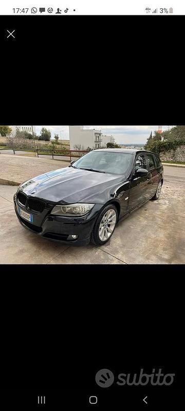 Begagnad BMW 318 143 HK (105 kW) 2008 Svart Kombi
