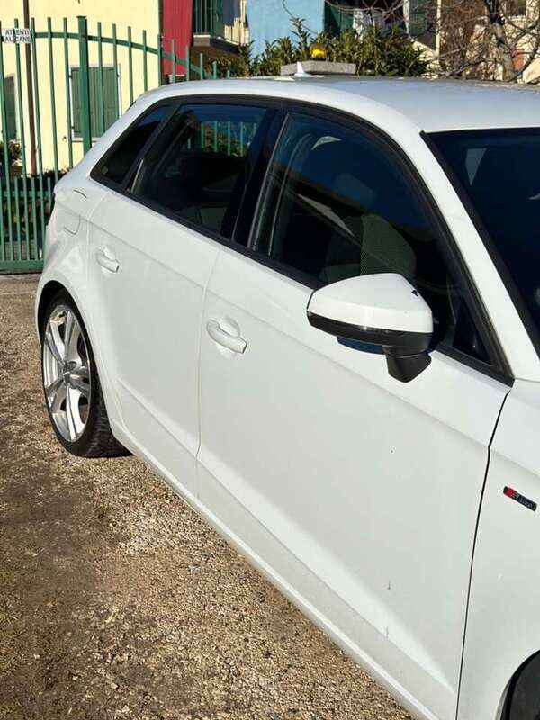 Usata Audi A3 S-Line 150 CV (110 kW) 2013 Bianco Berlina