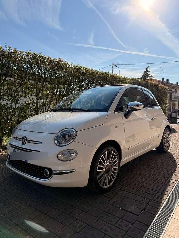 Usata Fiat 500C Lounge 69 CV (50 kW) 2016 Bianco Cabrio