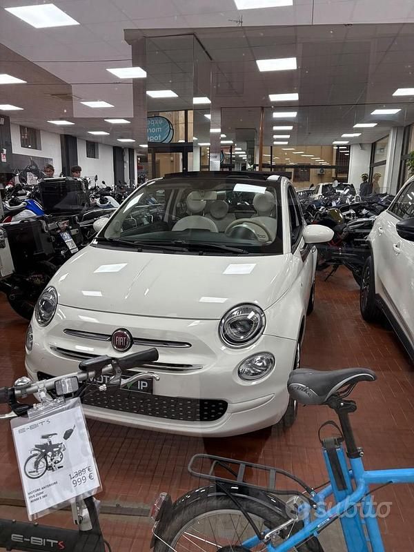 Usata Fiat 500C Collezione 69 CV (50 kW) 2019 Bianco Cabrio