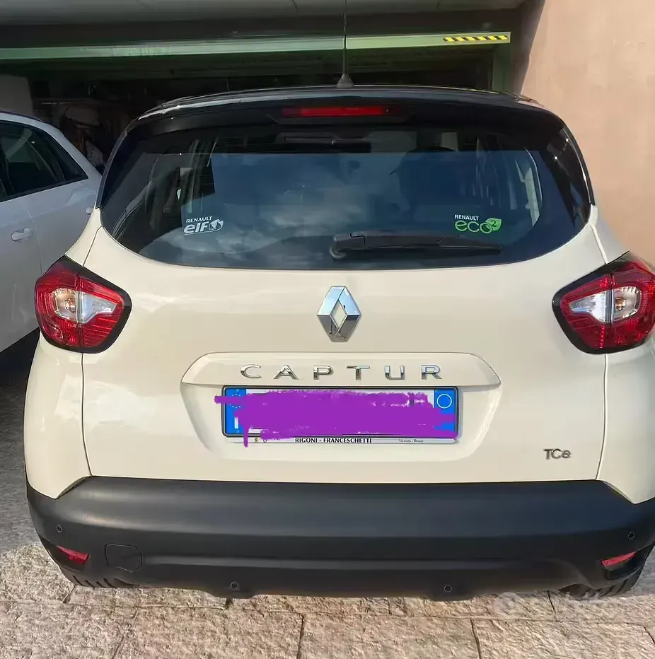 Usata Renault Captur 90 CV (66 kW) 2013 Bianco SUV