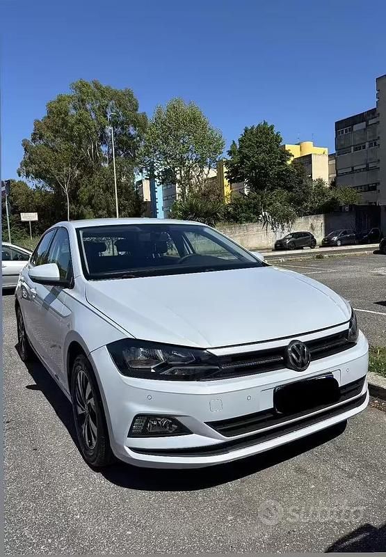 Usata VW Polo Comfortline 65 CV (47 kW) 2019 Bianco Utilitaria
