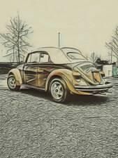Usata VW Käfer 50 CV (36 kW) 1975 Marrone Cabrio