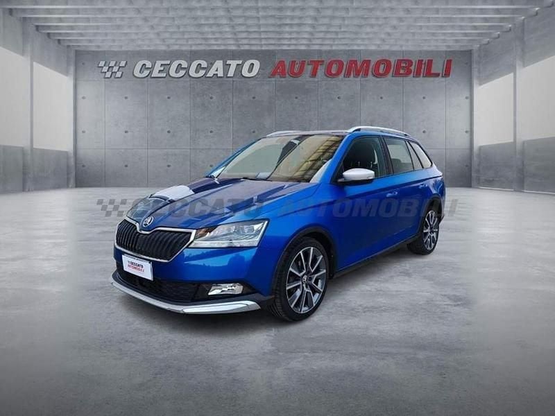Usata Skoda Fabia ScoutLine 95 CV (69 kW) 2018 Blu Station wagon