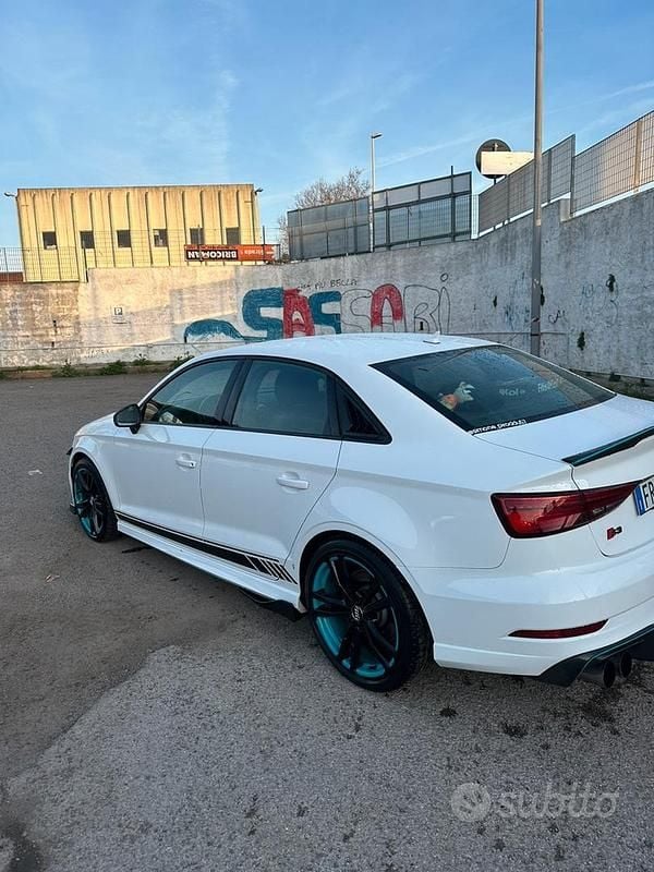 Usata Audi S3 400 CV (294 kW) 2018 Bianco Berlina