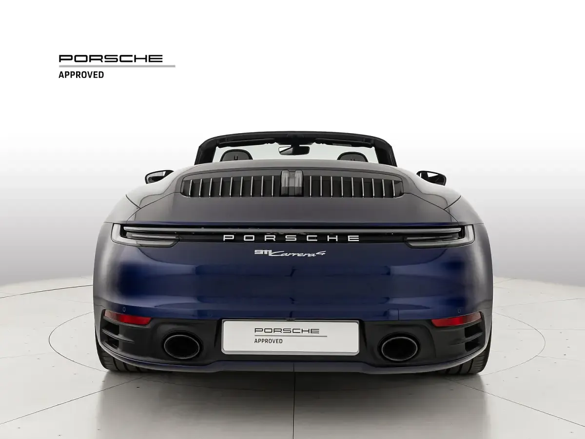 Usata Porsche 911 Carrera 4 Cabriolet 2023 Blu genziana metallizzato/capote nera Cabrio