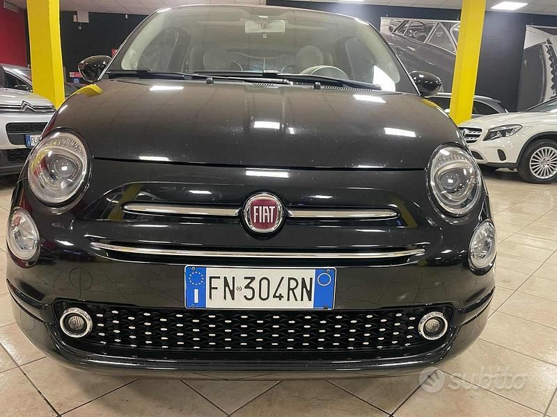 Usata Fiat 500 Lounge 69 CV (50 kW) 2018 Nero Utilitaria