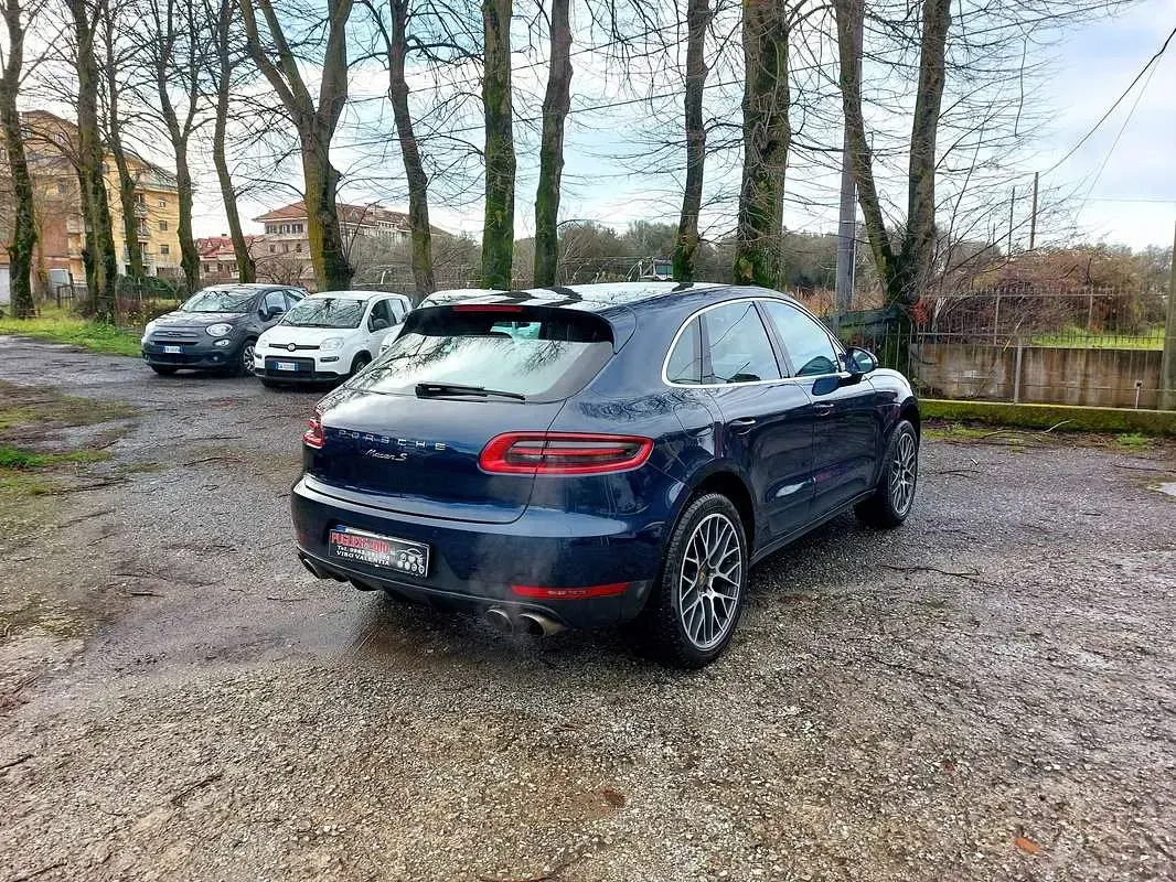 Usata Porsche Macan S 340 CV (250 kW) 2017 Blu/azzurro SUV