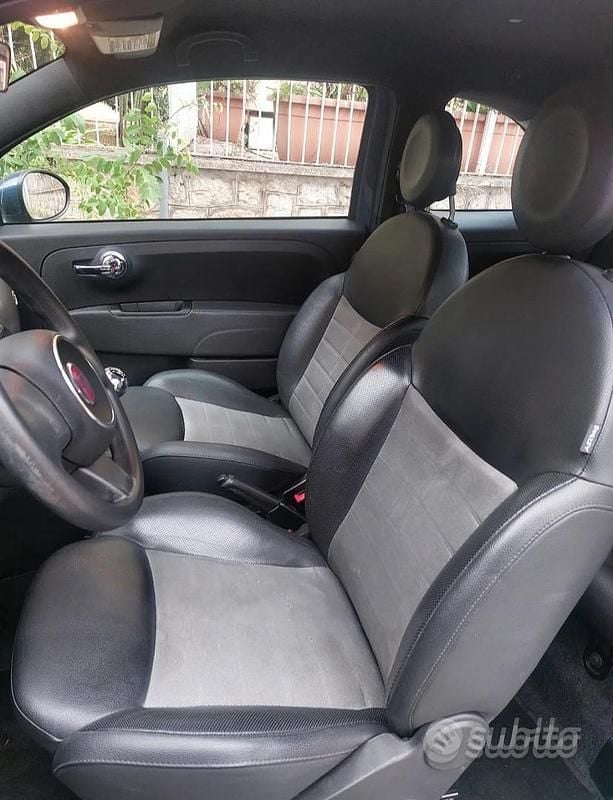 Usata Fiat 500 85 CV (62 kW) 2011 Blu Berlina