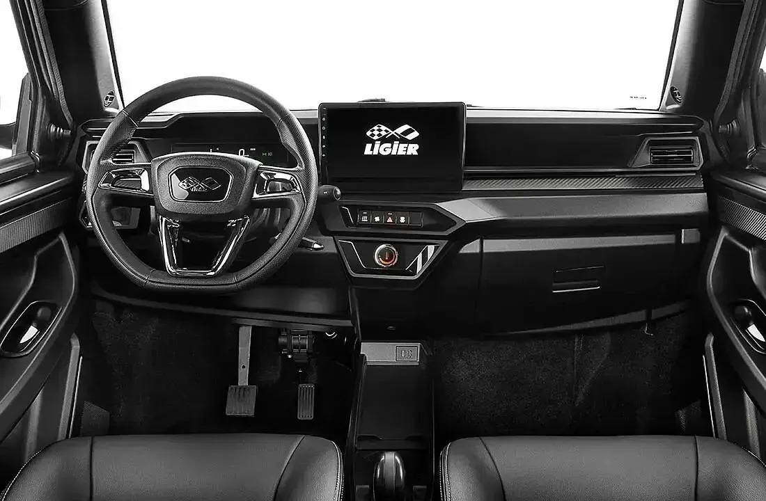Nuova Ligier JS50 2026 Bianco pastello Utilitaria