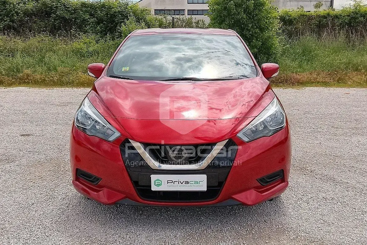 Usata Nissan Micra Acenta 90 CV (66 kW) 2019 Rosso Utilitaria